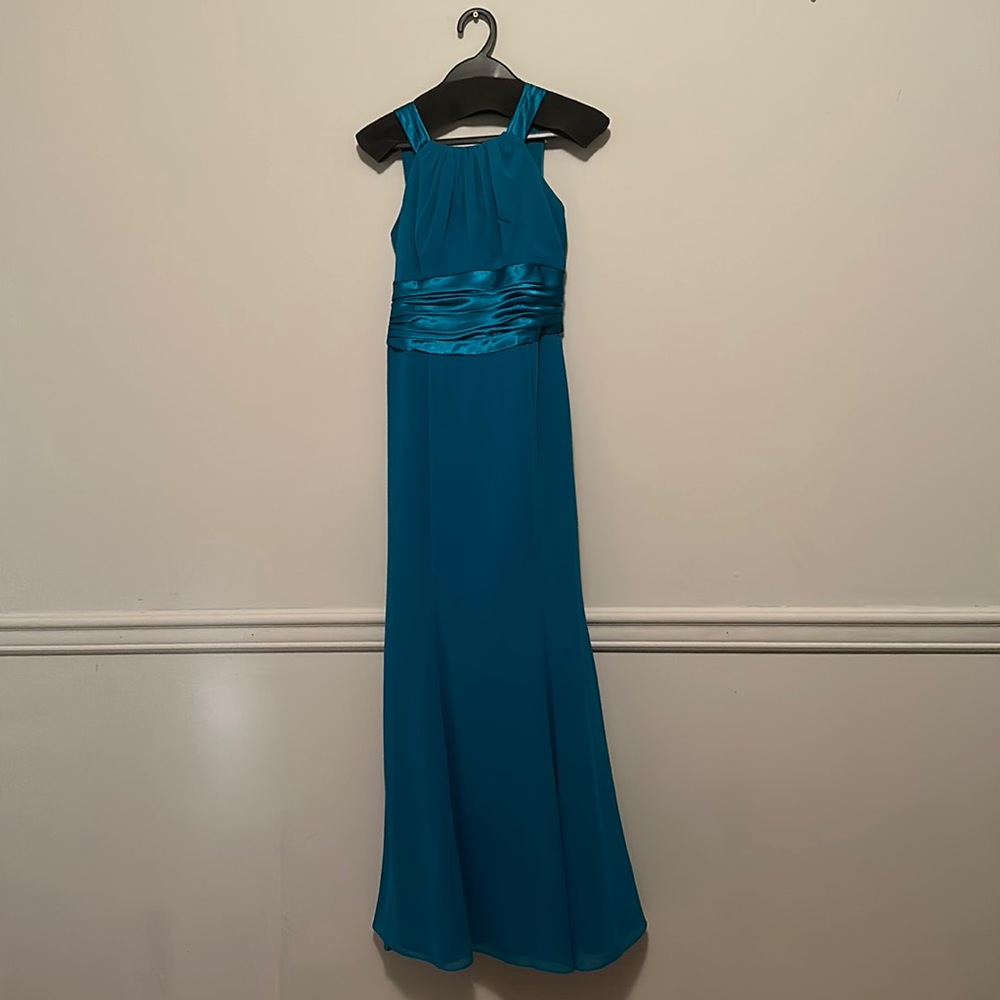 Long prom dress worn once. Has been in a dress bag! Looks good as new!